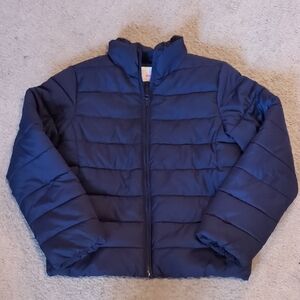 Place Dark Purple Puffer Jacket